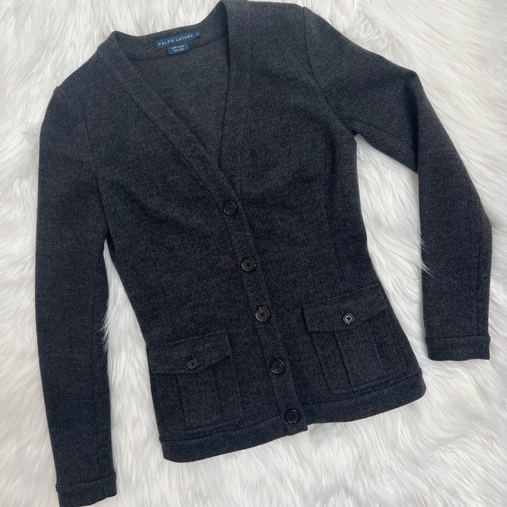 Ralph Lauren Blue Label Knit Cardigan- Size Small